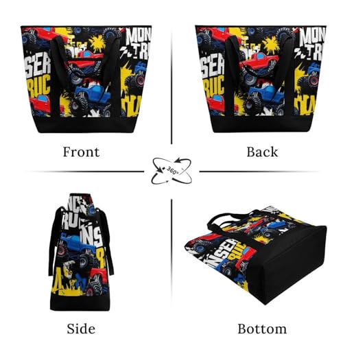 Women's Oversized Thermal Tote Bag Insulated One Shoulder Shopping Carrier4