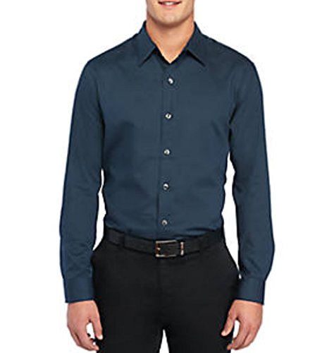 Chemise turquoise seabed Van Heusen regular-fit anti-pli taille L confortable