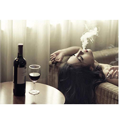 Preisvergleich Produktbild meaosy Erwachsene PuzzleSchönheit rauchendes Badezimmer1000 Teile -Geschenk Zeit Personalisiertes Geburtstag Festival Einzigartiges