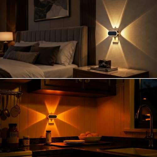 Image of Briignite Night Light Plug into Wall, 3CCT Projector Night Light 4 Pack | Stepless Dimmable Night Light, Dusk to Dawn Sensor Nightlight, Rotatable Plug for Bathroom Bedroom Gaming Room Decor Gift