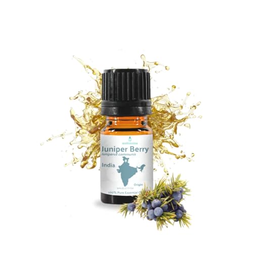 Nature Packaged Juniper Berry Essential Oil with Cleansing & Uplifting Properties 100% Pure Therapeutic Grade Juniper Essential Oil (Aceite Esencial de Enebro) for Aromatherapy & Relaxation 5mL
