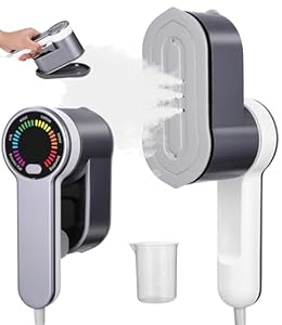 Reise Dampfglätter Reisebügeleisen 1200W Tragbare Steamer dampfglätter für Kleidung 2-in-1 Handheld dampfbügeleisen 5s schnelles Aufheizen Dampfleistung 25g/Min mit 120 ml Wassertank