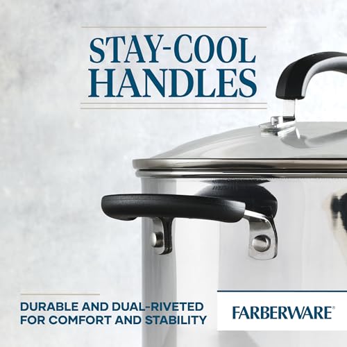 Farberware Brilliance Dutch Oven Pot with Lid, 5 Quart, Stainless Steel - image 6