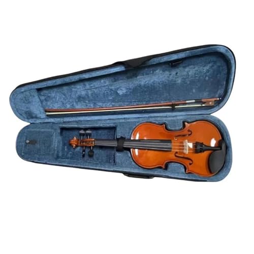 Violon en bois massif au design Bright poli miroir, lutherie traditionnelle pour adulte exigeant