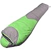 Jianghuayunchuanri Bequemer Schlafsack Outdoor Down Schlafsack Herbst und Winter Outdoor Camping Schlafsack Indoor- und Outdoor-Aktivitäten (Farbe : Grün, Size : 210x80x50cm)