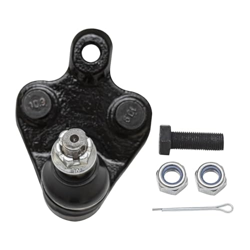 Image of Detroit Axle - 6pc Front Struts Kit for 2009-2010 Pontiac Vibe Toyota Corolla 2009-2011 Matrix, Passenger and Driver Side 2 Struts w /Coil Springs 2 Lower Control Arms 2 Lower Ball Joints Replacement