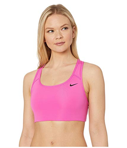 Image of Nike Polyester Womens Swoosh Bra Non PAD Bra L Women Training