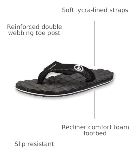 Image of Volcom Men's Recliner Sandal Flip Flop