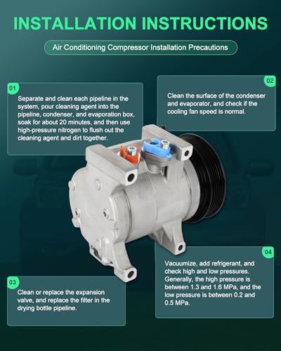 Image of SCITOO A /C Compressor for Jeep for Grand Cherokee 3.6L 2011-2015