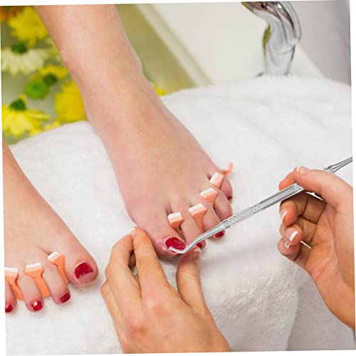 Healvian 1 Conjunto De Ferramentas De Pedicure Ferramenta De Raspador De Silicone Limpador De Aço In