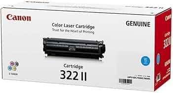 Amazon.co.jp: CANON Toner Cartridge 322II Cyan 2651B001 CRG