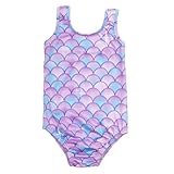 Maiô Menina Natação Praia Infantil Juvenil Proteção Solar Uv (BR, Numérico, 8, Padrão, Sereia Skin F118)