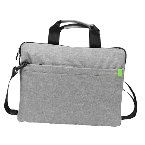 Bolso para portátil de mujer gris en nylon oxford de gran capacidad para la oficina diario