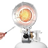 GasBRUH Single Tank Top Propane Radiant Heater With Windproof Lighter,18,000 BTU...