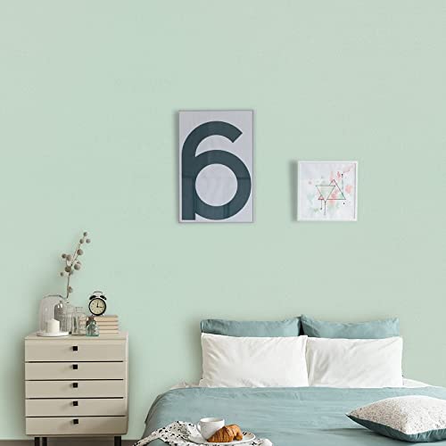 Mecpar Light Green Wallpaper 15.7" X 118" Green Contact Paper Green Peel And Stick Wallaper Vinyl Self-Adhesive Removable Thicken Wallpaper For Rooms Kitchen Countertop Cabinet Wall Decoration #TOP2