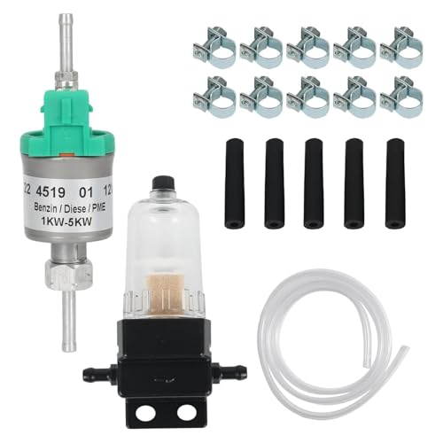 Jazuaiao Zuverlässige Dosierpumpen mit Einer Durchflussrate von 22 ml/ Minute für Standheizungen mit 1 kW bis 5 kW Schnelle Installation, geringer Wartungsaufwand, Hochleistungs Heizungskraf