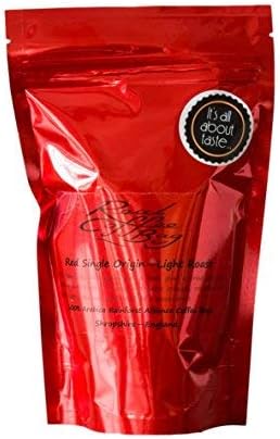 Red Blend Single Origin Speciality Light Roasted Arabica Fresh Ground Coffee Bags (100 Bags) - 900 g by Real Coffee Bag Co.