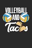 vw t3 pritsche planenaufbau  Volleyball And Tacos: Volleyball und Taco Notizbuch / Tagebuch / Heft mit Karierten Seiten. Notizheft mit Weißen Karo Seiten, Malbuch, Journal, Sketchbuch, Planer für Termine oder To-Do-Liste.