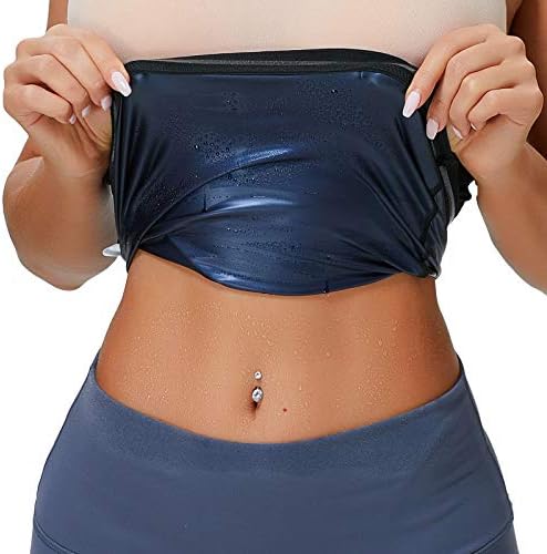 Dulchany Sauna Sweat Waist Trainer Vest for Women Waist Trimmer Sauna Vest Sweat Tank Top Shaper Sauna Suit