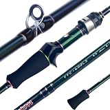 KUYING Teton BFS Angelrute, 1,52 m - 1,8 m, zum Spinnen und Werfen