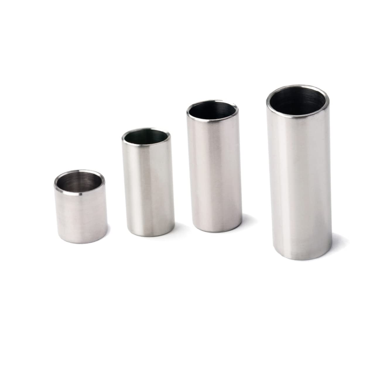 VICASKY 6cm Chrome Guitar Slide Perfect for Electric Acoustic Guitars Blues Slider