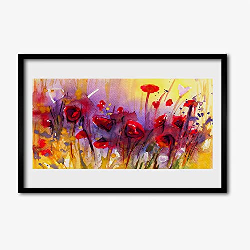 Affiche avec cadre plante nature 60x40 pour une cuisine zen