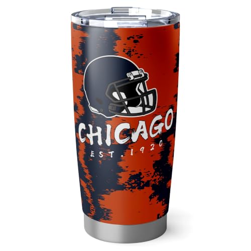 Image of ANTKING Chicago Tumbler 20oz Travel Mug Custom Number Name Gifts
