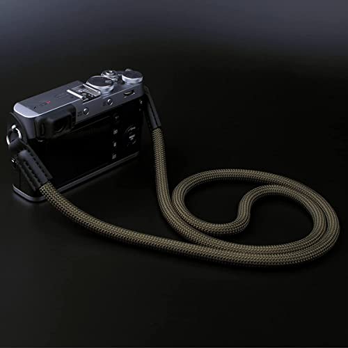 Obdnt Camera Wristband And Camera Strap Set - Hand-Woven Wristband And Nylon Climbing Rope Camera Neck Shoulder Strap For Micro Single And Dslr Camera (2Pcs Set) #TOP3