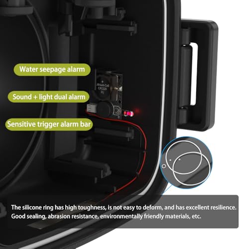 Ficha técnica Sea frogs Carcasa de cámara subacuática compatible con Sony A9 28-70 mm IPX8 40 m 130 pies de profundidad máxima de buceo impermeable para buceo surf remo - Fernando Cortés