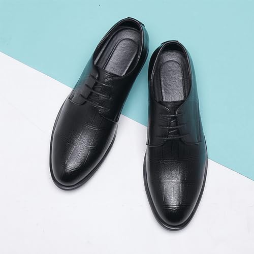 YZABEL New Dress Oxford Shoes for Men Fashion Anti-Slip Lug Sole Business Shoes Classic Office Comfortable Business Formal Shoes3