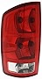 Evan-Fischer Tail Light Assembly Compatible with 2002-2006 Dodge Ram 1500/2003-2006 Dodge Ram2500 3500 with Circuit Board Driver Side