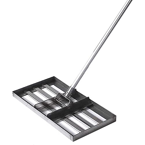 Stainless Steel Golf Lawn Rake Leveler Tool for Garden Yard Finishing (42")