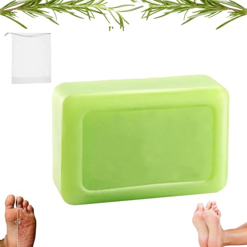 Loravey Relief Soap Bar, Loravey Tea Tree Oil Soap, Natural Foot & Body Soaps for Healthy Skin, Plant-Based Formula, Odor Control & Daily Refreshing Cleanse (#1pc)