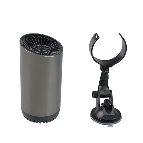 MACHSWON 2 in 1 12 V 150 W Autoheizung Defroster, 180? drehbar Tragbarer Windschutzscheiben-Defroster mit USB-Stent