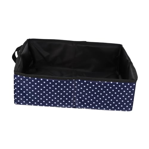 Caisse à litière portable chat bac de voyage oxford anti éparpillement pour chats adultes
