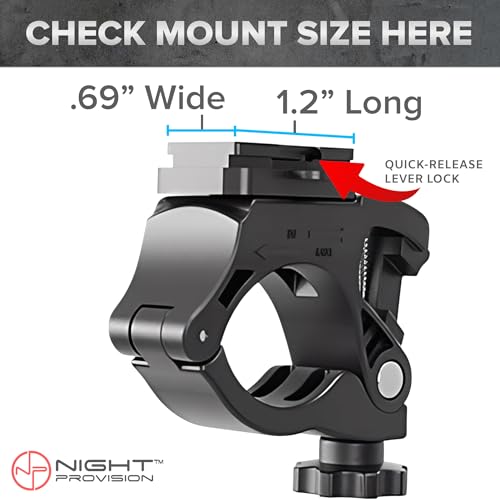 NP NIGHT PROVISION BX-1200 Headlight Handlebar Mount Replacement Featuring Quick-Release by NP NIGHT PROVISION - Image 2