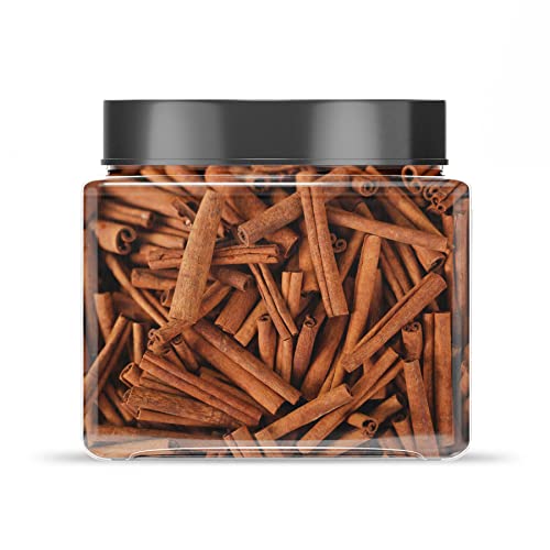 HILLS ORGANICS True Sri Lankan Cinnamon (Dalchini) Sticks 100 gm | Natural Dal Chini Sticks | Cassia Whole | Organic Raw Cinnamon Quills | Karuvapatta | Jar Pack