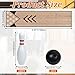 Wopgrty Mini Bowling Set, Home Bowling Ball Set, Indoor & Outdoor Bowling Alley Set with Lane, Bowling Pins & Ball Set, Full Bowling Alley Set for Family & Friends