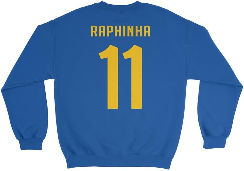 Tutiinca Raphinha 11 Jersey Style - Brazil Soccer Cup Fan Unisex Crewneck Sweatshirt