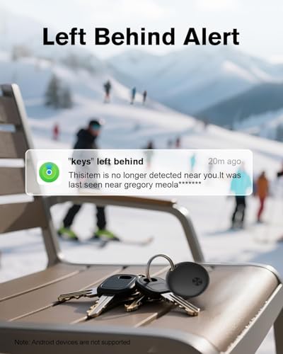 Smart Tracker Tag Item Finder 4Pack, Compatible with Apple Find My APP (iOS Only), IP67 Waterproof, Replaceable Battery, Suitable for Luggage, Bags, Wallets, Backpacks, Keys (weTag mini) - Image 4