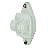 Field Guardian 100-Pack Wood Post Nail on Insulator for Hi-Tensile, White