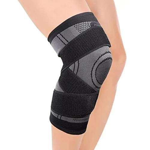 Joelheira Elastica 3D Joelhos Compressão Exercício Estabilidade Academia Articulação Fitness Apoio S