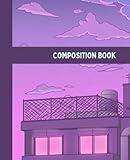 japanese aesthetic composition notebook: anime aesthetic inspired college ruled notebook (7.5 x 9.25) - 120 pages: for kids, teens & adults