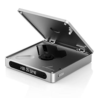 FiiO DM13 Multifunctional Portable Stereo CD Player with Long-Lasting Battery, Supports USB Ripping, Optical/coaxial/3.5mm/4.4mm outputs (Silver)