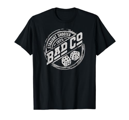 Bad Company - Straight Shooter Badge T-Shirt