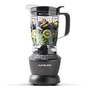nutribullet Blender op ware grootte, elektrische blender, multifunctionele hakmolen, professionele hakmolen, 1200 watt vermogen, BPA-vrije kan van 1,8 l, NBF400DG