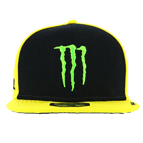 Valentino Rossi VR46 Moto GP Monster Energy Sponsor Flat Peak 