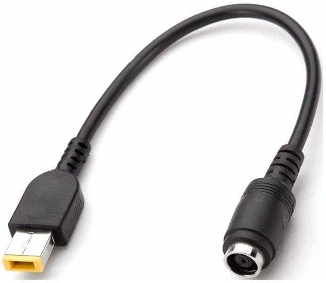 Hayatec Square Tip power Converter to DC 7.9mm Charger Adapter Cable For IBM Lenovo ThinkPad X1 Yoga Carbon - Power Supply Converter Cable Cord - Laptop Power Adapter Round Port to Square Port 5.5mm