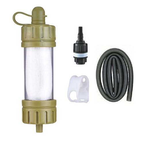 Purificateur d'eau de survie mini paille de filtration camping randonnée anti turbidité