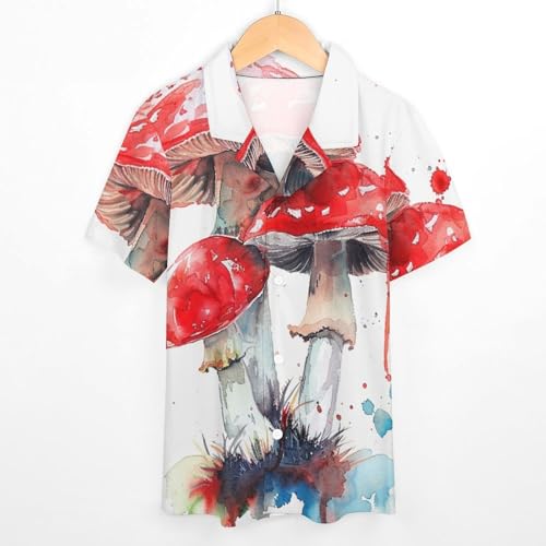 Children's Pure Cotton Short-Sleeved Shirt Daily Wear Style2